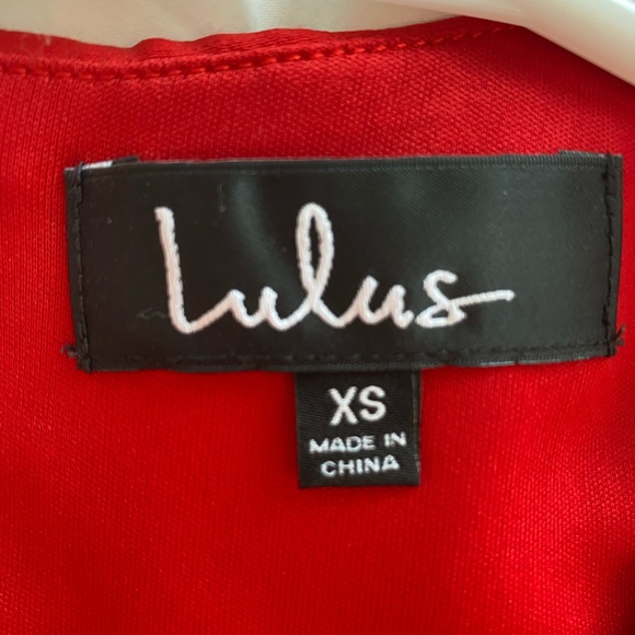 Just Us Red Skater Dress (sold out online) - Picture 6 of 7